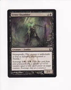 VINTAGE MAGIC THE GATHERING MTG 2012 SEWER SHAMBLER - Image 1