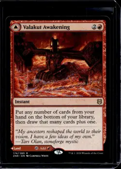 MTG Valakut Awakening Valakut Stoneforge Zendikar Rising 174/280 Regular Rare - Image 1