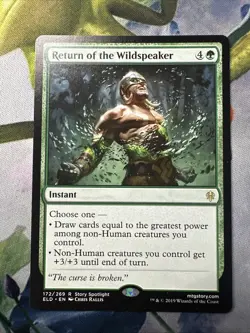 1x Return of the Wildspeaker- NM- Throne of Eldraine- Mtg Magic The Gathering - Image 1
