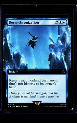MTG Magic the Gathering ACR Assassins Creed Extended Art Foil Desynchronization - Image 1