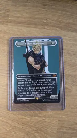 Cloud, Midgar Mercenary (Borderless) Final Fantasy Regular - Image 1