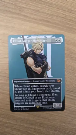 Cloud, Midgar Mercenary (Borderless) Final Fantasy Regular - Image 2