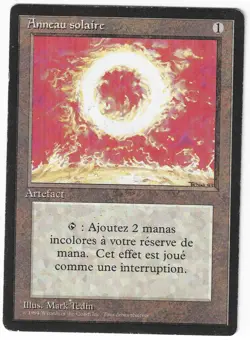 ►Magic-Style◄ MTG - Sol Ring - French Revised FBB - Played - Image 1