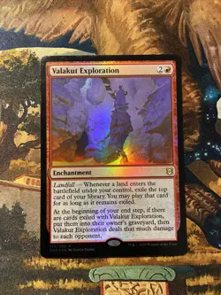 1x Valakut Exploration Foil Zendikar Raising Near Mint MTG - Image 1
