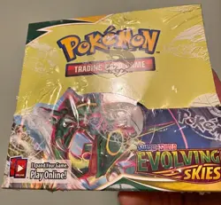 Pokemon Sword & Shield Evolving Skies Booster Box 36 Packs SEALED - Image 1