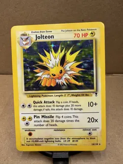 Jolteon 14/110 Legendary Collection Holo Rare 14/110 2002 Pokemon TCG - Image 1