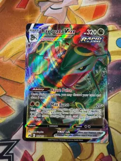 Pokemon Crown Zenith Rayquaza VMAX Ultra Rare Holo Full Art #102/159 NM - Image 1