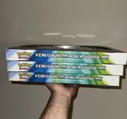 Pokemon TCG Venusaur EX and Blastoise EX Premium Collection (3 BOXES) - Image 1