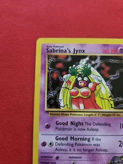 Pokemon: Sabrina’s Jynx #59/132 Gym Heroes 2000 Vintage WOTC Non-holo - LP - M41 - Image 4
