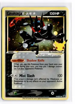 2021 TCG Pokemon #SWSH144 Greninja Holo SWSH Black Star Promos - Image 1