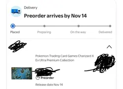 Pokemon TCG - Confirmed Presale - Nov 14 [Phantasmal Flames] Mega Charizard UPC - Image 2