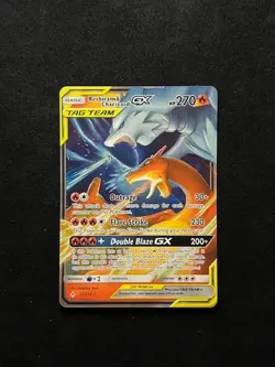 Pokemon TCG Reshiram Charizard GX 20/214 Tag Team Unbroken Bonds Holo MINT - Image 1