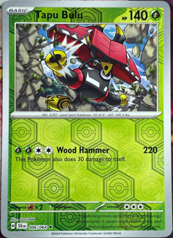 Tapu Bulu Reverse Holo Rare - 006/064 - Shrouded Fable Pokemon 2024 - Image 1