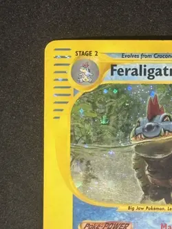 Feraligatr 12/165 Holo Rare Expedition 2002 Pokemon HP - Image 4