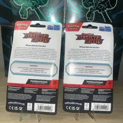Pokemon TCG Scarlet & Violet Destined Rivals 2 Booster Packs Sealed - Image 2