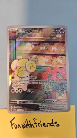 Pokemon TCG Fidough 213/198 Scarlet & Violet Base Illustration Rare Full Art - Image 1