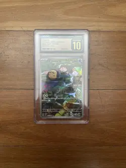Tympole Pokemon 2025 Japanese Black Bolt 107/086 Art Rare CGC Pristine 10 - Image 1
