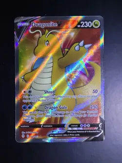 Pokemon TCG Dragonite V Full Art Ultra Rare 191/203 - Evolving Skies - Near Mint - Image 1