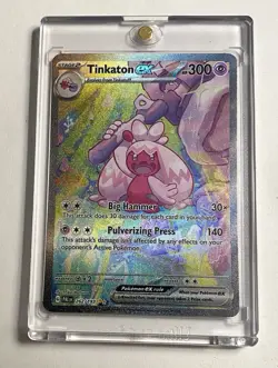 2023 Pokemon Paldea Evolved Tinkaton Ex Special Illustration Rare 262/193 - Image 1