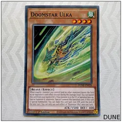 Doomstar Ulka - DUNE-EN028 - Common 1st Edition Yugioh - Image 1