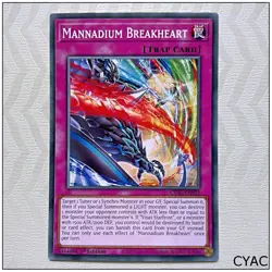 Mannadium Breakheart - CYAC-EN072 - Common 1st Edition Yugioh - Image 1