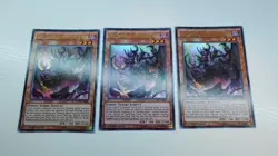 Rubic, Malebranche of the Burning Abyss x3 NECH-EN082 Ultra Rare NM 1st Yu-Gi-Oh - Image 1