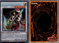 NECH-EN085 Yugioh, Virgil, Rock Star of the Burning Abyss, Holo Secret Rare - Image 1