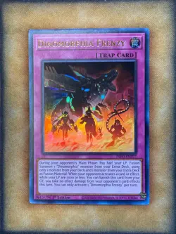 Yugioh Dinomorphia Frenzy DIFO-EN077 Ultra Rare 1st Ed LP - Image 1