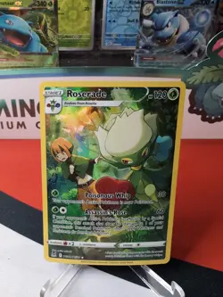 Roserade - TG02/TG30 - Pokemon Lost Origins Trainer Gallery Holo Rare Card NM - Image 1