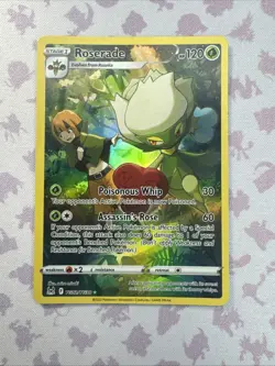 Roserade - TG02/TG30 - Pokemon Lost Origins Trainer Gallery Holo Rare Card NM - Image 1