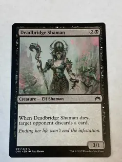 Deadbridge Shaman - Magic the Gathering MTG Origins Single Card - Image 1