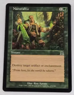 Naturalize Magic The Gathering Onslaught MTG Card Played - Image 1