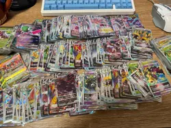 POKEMON LOT COLLECTION LOT MASSIVE COLLECTION VMAX, VSTAR AND EX 451 Total Cards - Image 1