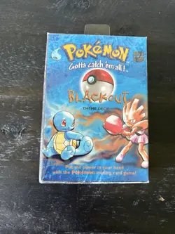 Pokemon Blackout New Factory Sealed 1999 Card Themed Deck - Image 1