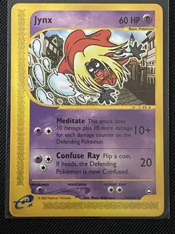 JYNX - 18/147 Aquapolis **RARE** Pokemon e-Card Series. 2002 WOTC ~ LP To NM - Image 1