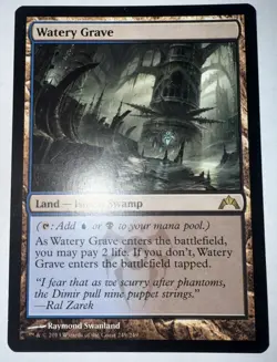 MTG Watery Grave - Gatecrash Set - Magic the Gathering Card LP - Image 1
