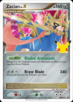 SWSH: Sword & Shield Promo Cards #SWSH135 Zacian LV. X - Image 1