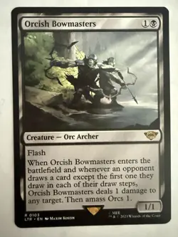 MTG: Orcish Bowmasters Card Regular 103 Lord of the Rings LTR- NM - Image 1