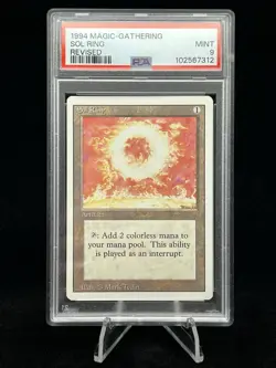 SOL RING Revised Edition 1994 Magic The Gathering MTG PSA 9 MINT 🔥Restricted!🔥 - Image 1