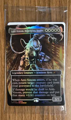 Magic: The Gathering MtG Marvel Anti-Venom, Horrifying Healer Card New Sealed - Image 1