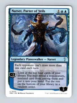 Narset, Parter of Veils (White Border) Mystery Booster 2 Non-Foil MTG NM - Image 1
