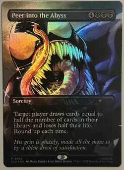 Peer into the Abyss (2002) (Rainbow Foil) Secret Lair Foil NM - Image 1