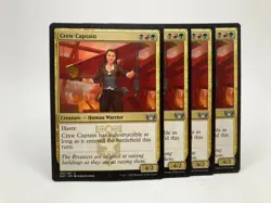 Crew Captain x4 NM/M* Streets Of New Capenna ENGLISH 180 mtg -UnltdCards - Image 1