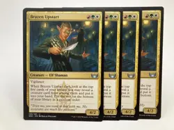 Brazen Upstart x4 NM/M* Streets Of New Capenna ENGLISH 169 mtg -UnltdCards - Image 1