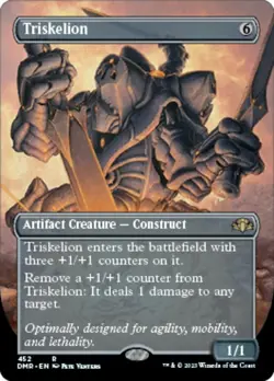 x1 Triskelion - Borderless R MTG Dominaria Remastered M/NM, English - Image 1