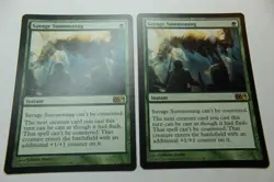 MTG Savage Summoning x2- -Magic 2014-Lightly Played - Image 1