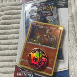 Pokemon Charmander Battle Styles Promo SWSH092 Galaxy Holo Swirl Checklane Pack - Image 1