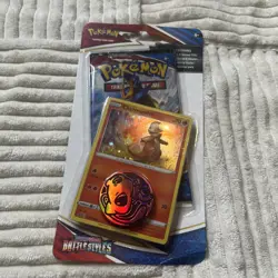 Pokemon Charmander Battle Styles Promo SWSH092 Galaxy Holo Swirl Checklane Pack - Image 3
