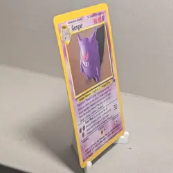 Gengar 5/62 Fossil Holo Rare Unlimited Pokemon TCG LP - Image 3