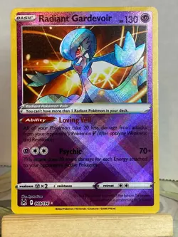 Radiant Gardevoir Radiant Rare 2022 Pokemon SWSH Lost Origin 069/196 NM - Image 1